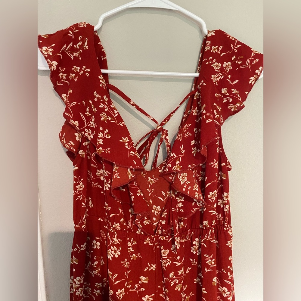 Boho maternity jumpsuit